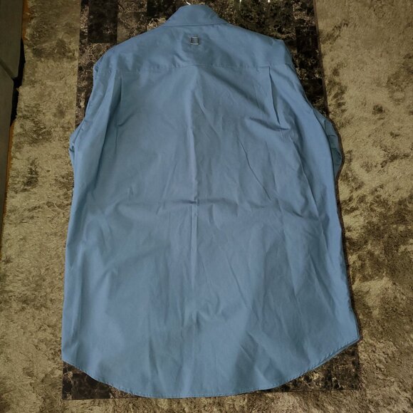 WOOYOUNGMI Blue Button Up Shirt - Picture 2 of 5